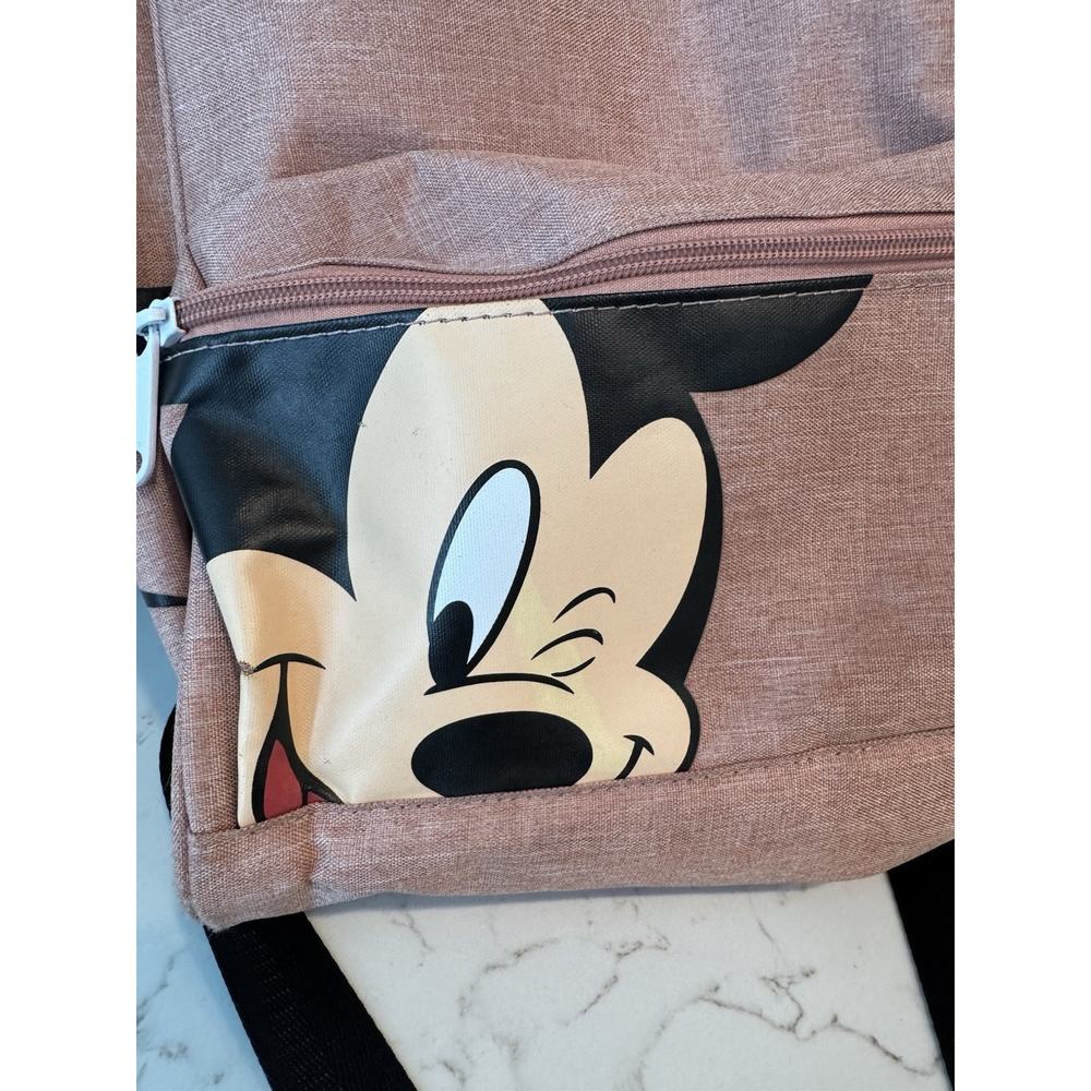Anello Mickey Mouse backpack Pink Mauve Cooler Disneyland Travel Bag - Picture 4 of 11